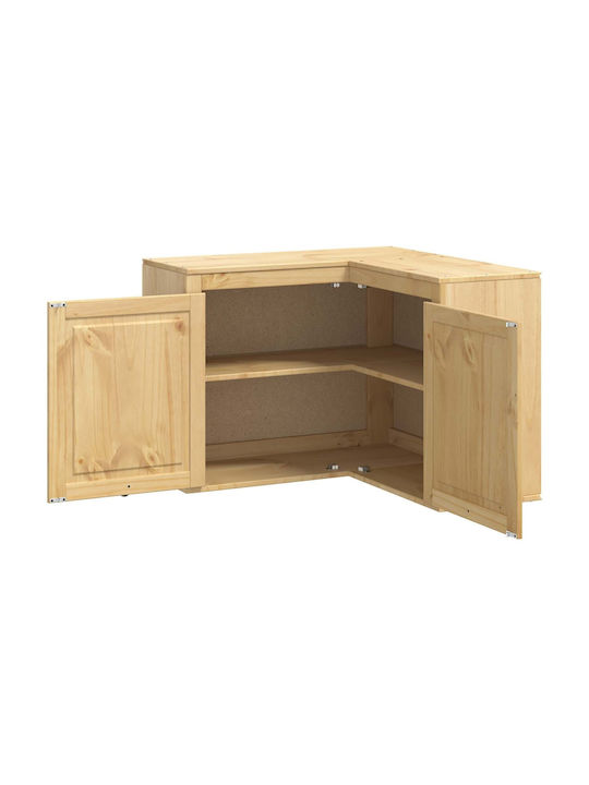 Επιδαπέδιο Ντουλάπι Καφέ 80x80x60εκ.
