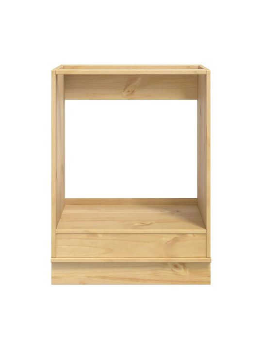 Επιδαπέδιο Ντουλάπι Καφέ 60x46x81.5εκ.