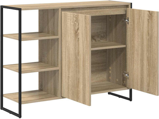 Мебели за съхранение от дърво & метал Sonoma 96.5x30x75см
