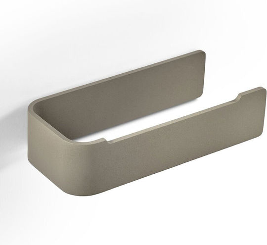Zone Denmark Aluminum Bathroom Paper Holder 16.4x7.6x4 Ume Taupe