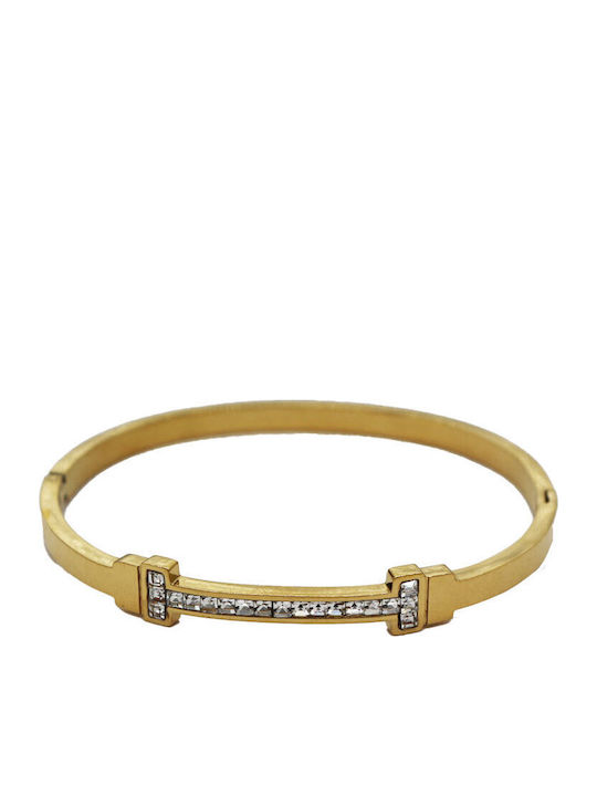 Awear Women's Bracelet Made of Stainless Steel with Zircon