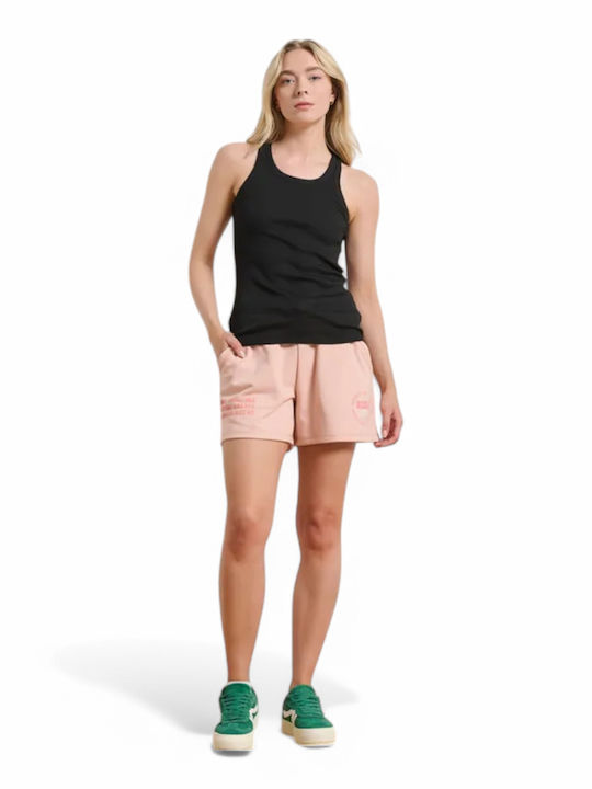 Women's Athletic Blouse Sleeveless Black