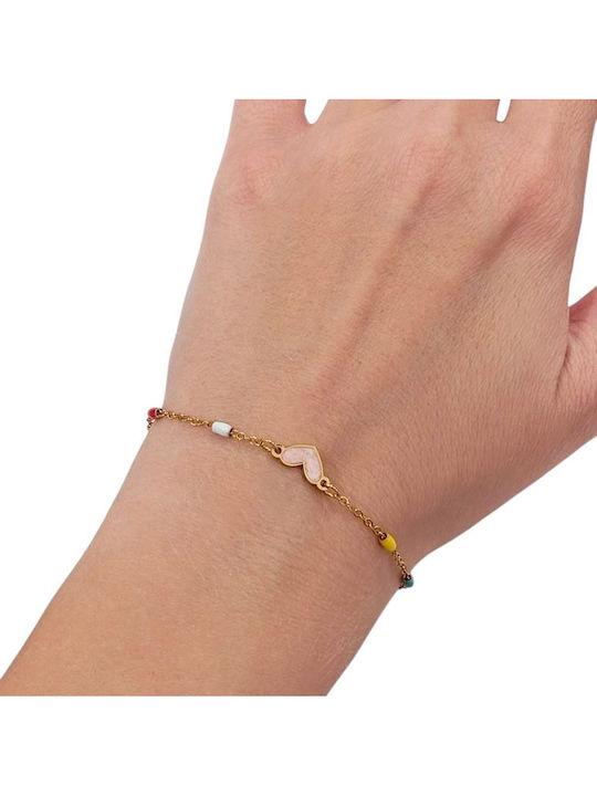 Awear Women's Bracelet with design Heart made of Steel