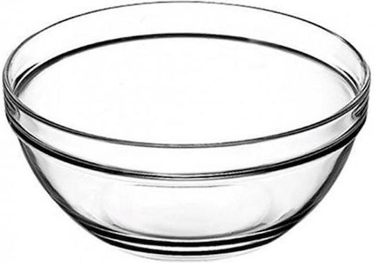 Espiel Chef Glass Salad Bowl Transparent 26.2x26.2x11.3cm