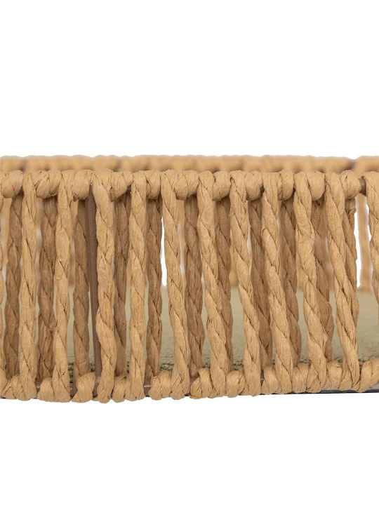 Atmosphera Rattan Oval Decorative Tray 39x28x5.7cm