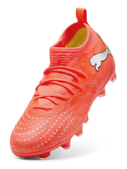 Future 9 Match Kids Molded Soccer Shoes Orange