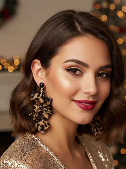 Awear Dangle Earrings Made of Steel Gold Plated