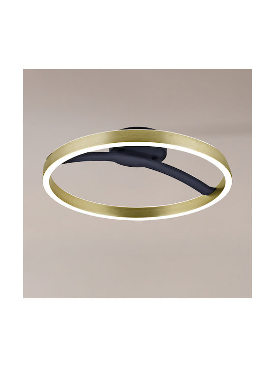 Powertech Deckenleuchte 38cm Gold mit Integrierter LED
