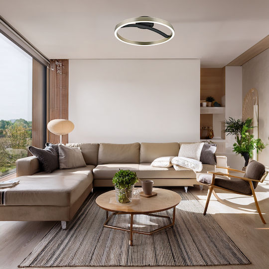 Powertech Plafonieră de Tavan 38buc Argintiu cu LED Integrat