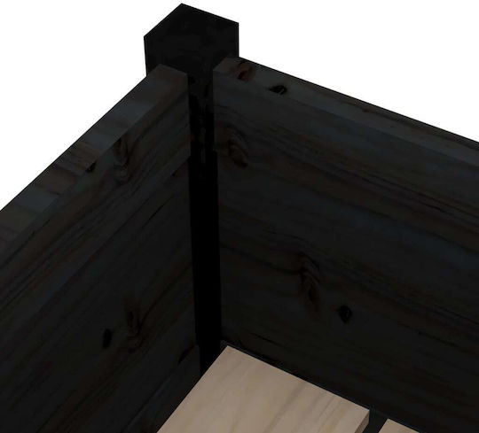 vidaXL Pot Wooden 31x31x70cm.