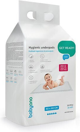 Babyono Σελτεδάκια μιας Χρήσης 40x60εκ. 20τμχ