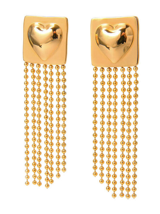 Awear Earrings made of Steel Gold Plated