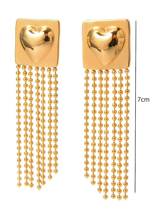 Awear Earrings made of Steel Gold Plated