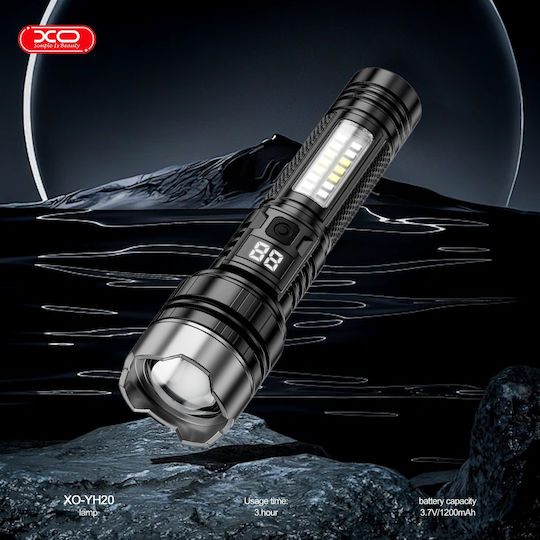 XO Flashlight LED with Maximum Brightness 450lm White