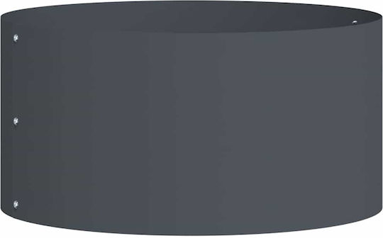 vidaXL Pot Plastic Charcoal