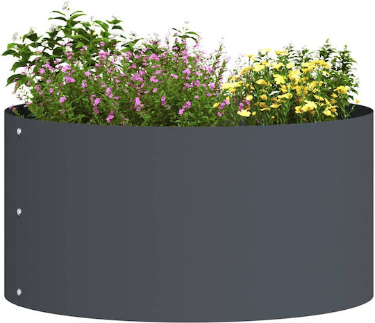 vidaXL Pot Plastic Charcoal