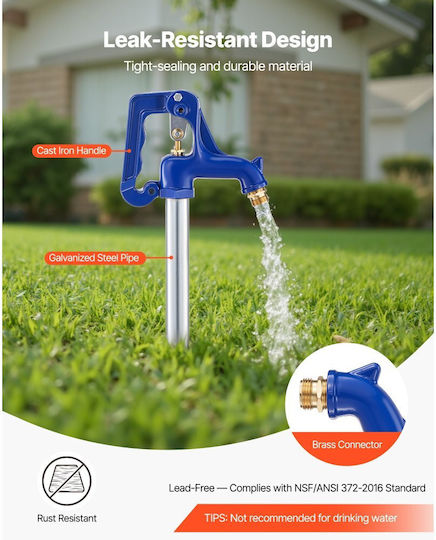 Vevor Outdoor Antifreeze Faucet TYXFSLSGG24YA18AR001V0