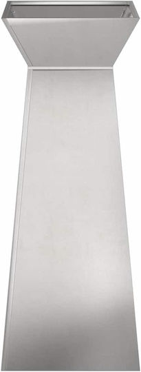 vidaXL Set of 2 Metallic Grey Flower Pots 40x100cm