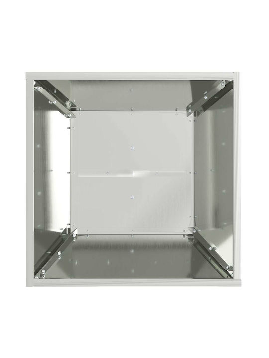 vidaXL Set 2 Ghivece Metalice