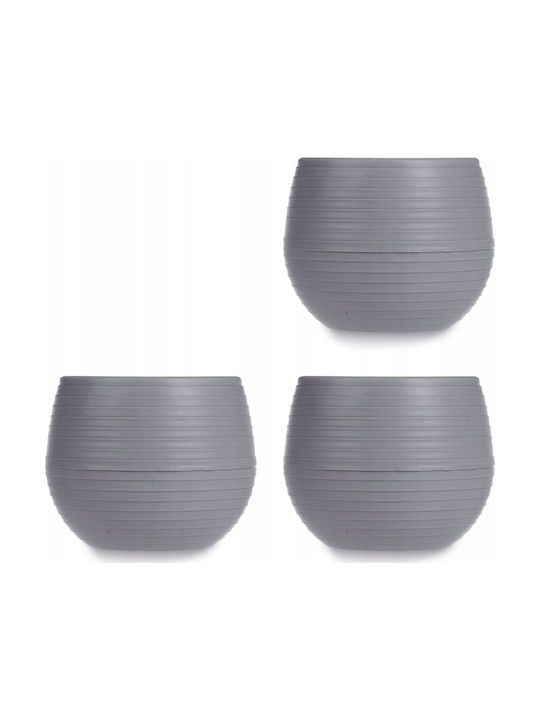 Ibergarden Set 3 Pots Plastic