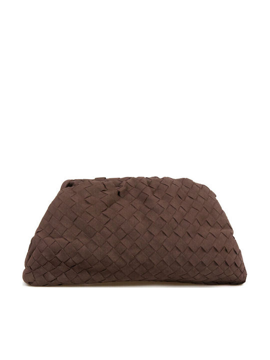 Women's Shoulder Bag Suede Brown
