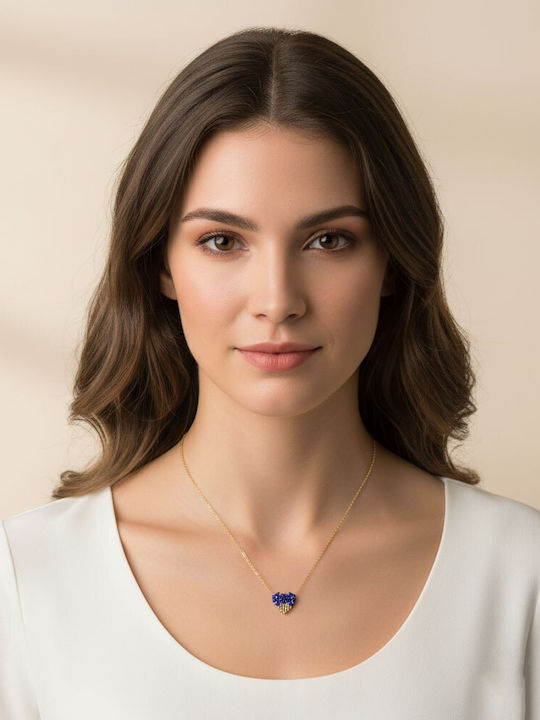 Awear Necklace with design Heart from Steel