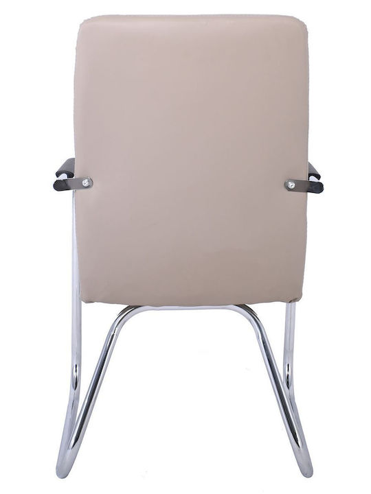 Sessel Collet mit Armlehnen Cappuccino 54x60x96cm 1Stück