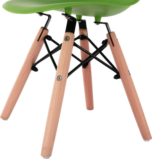 Детски Стол Twist Kid Зелен 30.5x33x59бр
