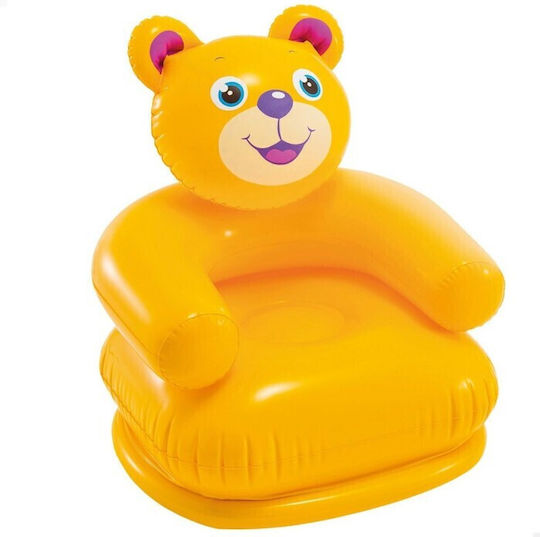 Intex Inflatable Armchair Yellow 79x66cm 2pcs