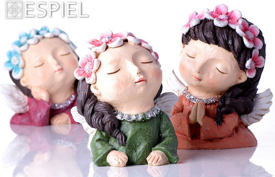 Espiel Decorative Statuette made of Plastic Fairy 13x12x15cm 1pcs