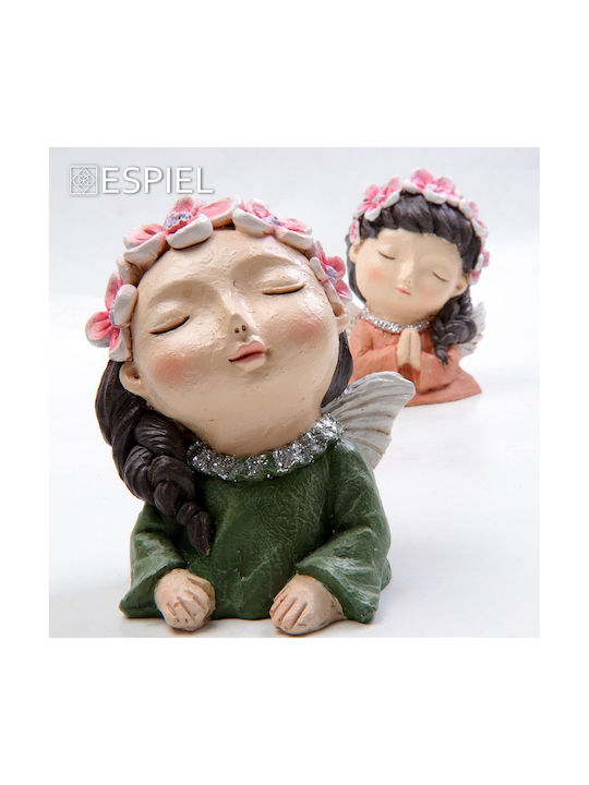 Espiel Decorative Statuette made of Plastic Fairy 13x12x15cm 1pcs