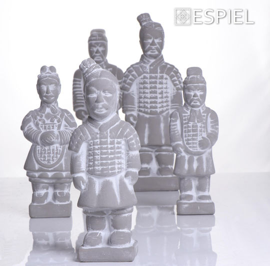 Espiel Декоративни Статуетки от Бетон Войн 9.5x7x25см 4бр