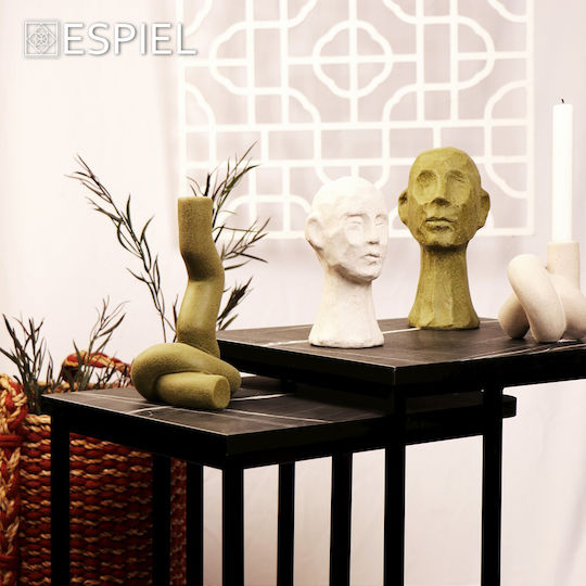 Espiel Decorative Bust made of Ceramic 9.6x9.6x18cm 1pcs