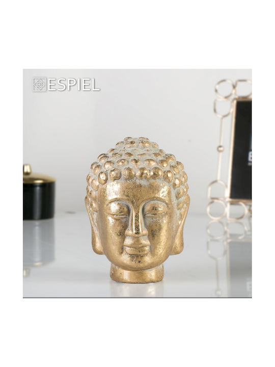 Espiel Decorative Buddha made of Ceramic 14.5x14.5x18.5cm 1pcs