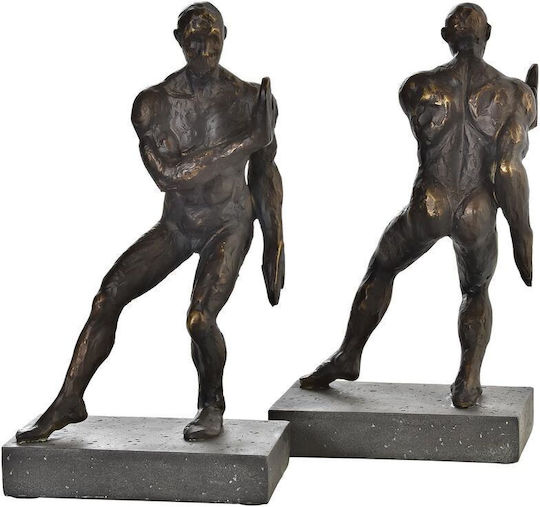 DKD Home Decor Decorativ Statuetă din Polirășină S3030010 14x8.4x25cm 1buc
