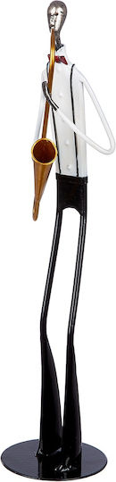 ArteLibre Figură Decorativă din Metal Jazzband 10.5x10x41cm 1buc ArteLibre Figură Decorativă din Metal Jazzband 10.5x10x41cm 1buc