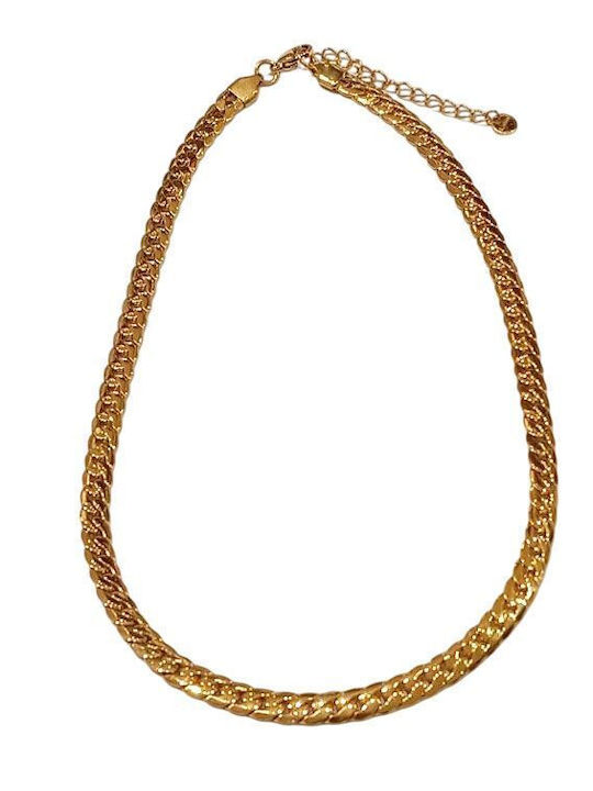 Awear Chain Neck made of Steel Gold-plated