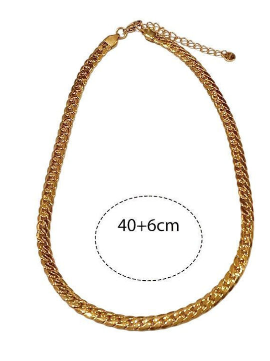 Awear Chain Neck made of Steel Gold-plated