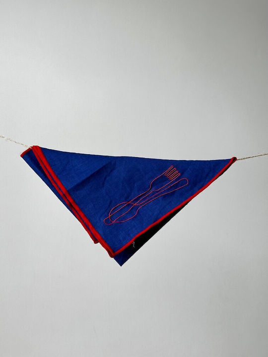 Maegen Towel from 100% Cotton in Blue Color 44x44cm 2pcs