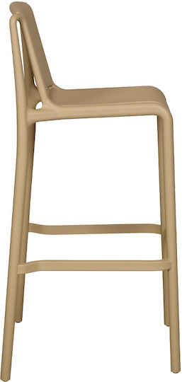 Σκαμπό Μπαρ από Πολυπροπυλένιο Polly 52.5x49x100cm Σκαμπό Μπαρ από Πολυπροπυλένιο Polly 52.5x49x100cm