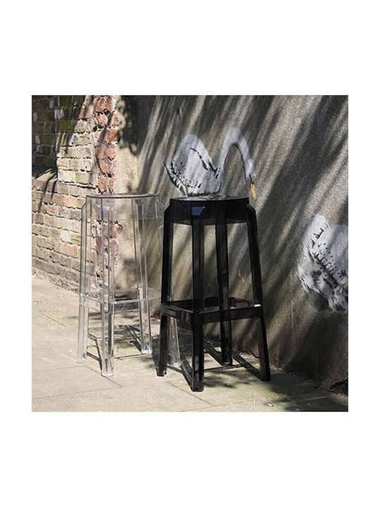 Stool for Bar Outdoor Fox 65 Clear 36x36x65cm