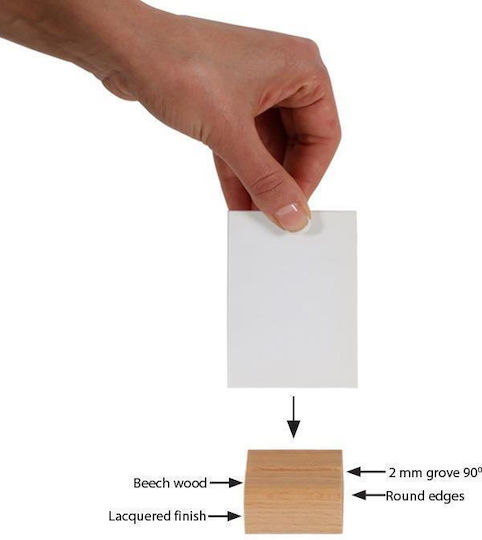 Tabletop Stand for Menu 4x4 cm Set 10 Pieces