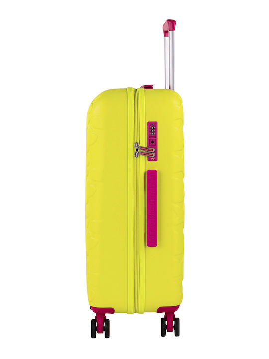 Agatha Ruiz De La Prada Kinder Mittlerer Reise Koffer Pistazie mit 4 Räder Höhe 67cm