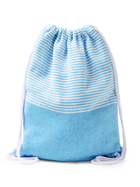 Fabric Blue Beach Bag Fabric Blue Beach Bag
