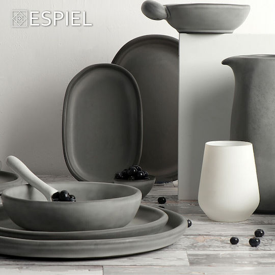 Espiel Canyon Decorative Bowl Gray 18.5x18.5x5.3cm