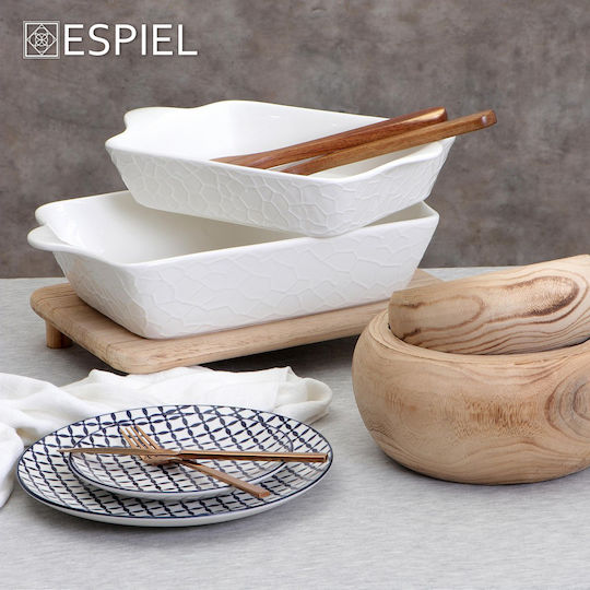 Espiel Bol Decorativ Lemn Bej 25x25x11cm 1buc