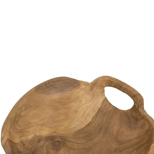 Artekko Woody Bol Decorativ Lemn Bej 1buc