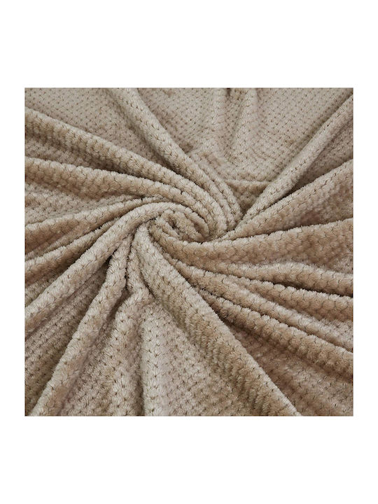 Ehome Ehome Fleece Übergröße Decke 220x240cm Beiges 11 Geschenk Übergröße Decke Fleece PopCorn 220x240