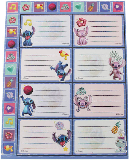Gim Stitch Ετικέτες Τετραδίων 16τμχ
