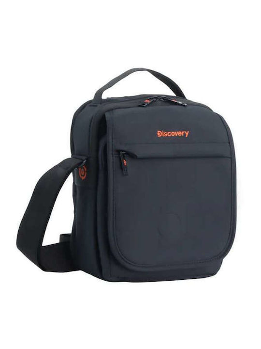 Herren Schulter / Crossbody Tasche Schwarz